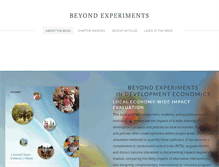 Tablet Screenshot of beyondexperiments.org
